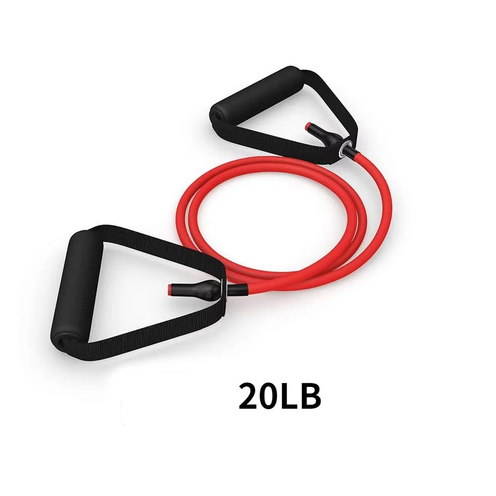 Home Workout Resistance Bands Set – 5 Levels Elastic Fitness Tubes with Handles for Strength Training