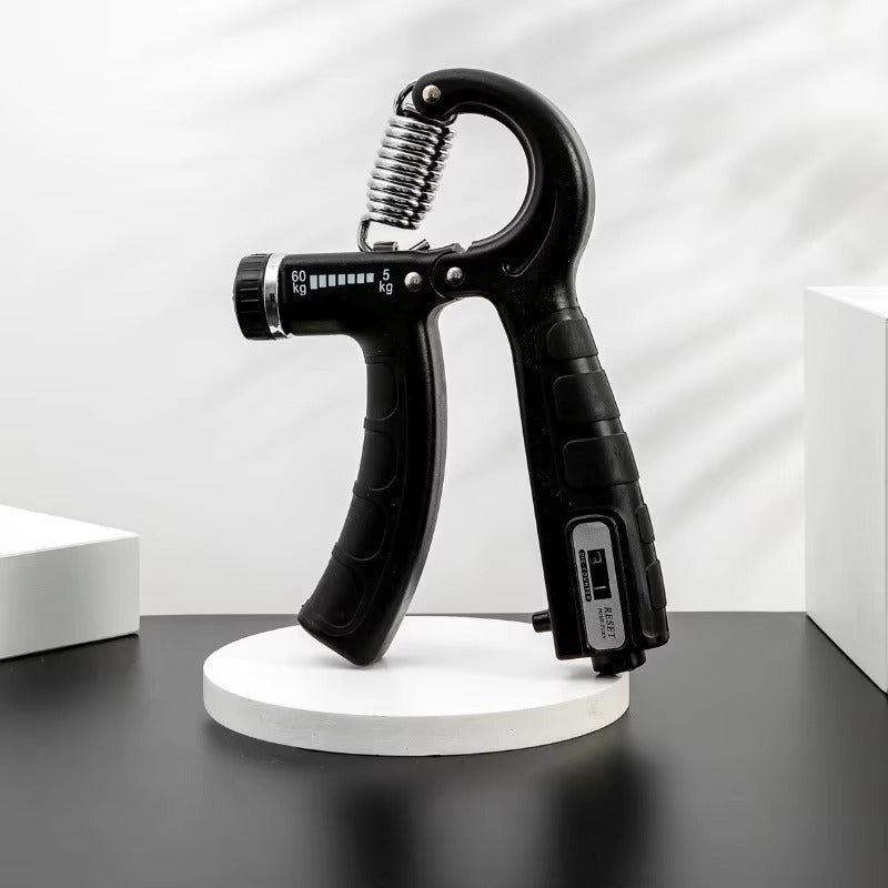 Adjustable Countable Hand Gripper Kit – R-Type Grip Strength Trainer, Finger Exerciser & Wrist Expander