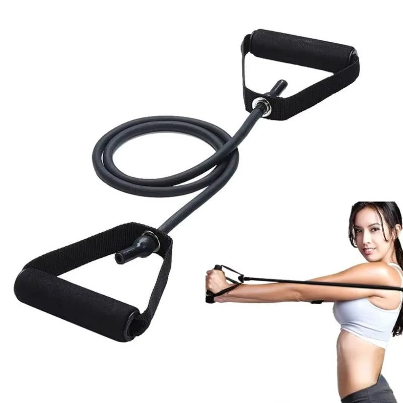 Home Workout Resistance Bands Set – 5 Levels Elastic Fitness Tubes with Handles for Strength Training